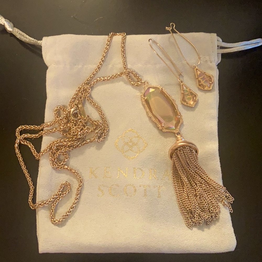 Kendra Scott Necklace and Earings